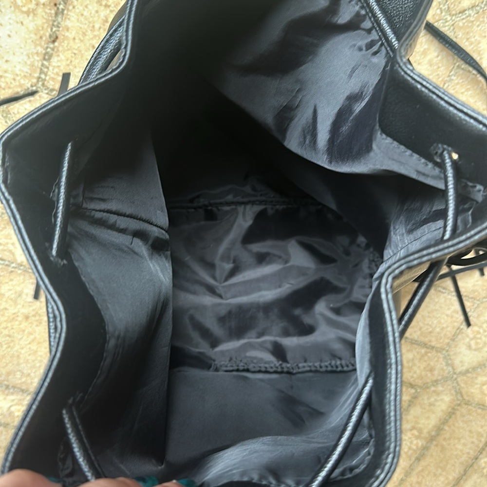 Victoria's Secret Black Fringe Shoulder Bag - Picture 6 of 6